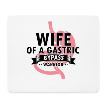 Magenoperation Design für Magenbypass Patient - Mousepad (Querformat) - Weiß - Vorne
