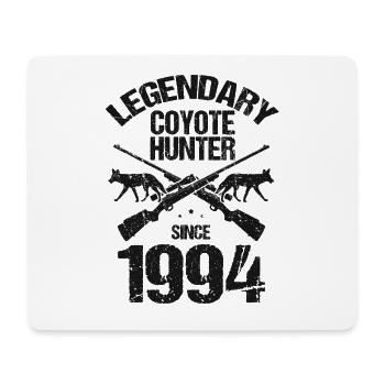 Tueurs de coyotes et chasse au coyote de la faune - Tapis de souris (format paysage) - blanc - Devant