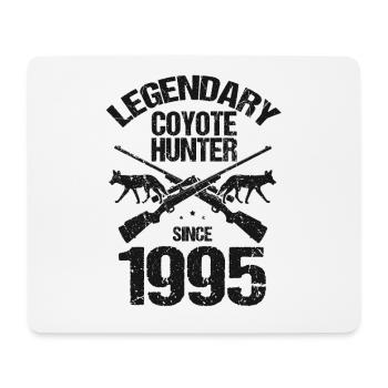 Legendary coyote hunter for coyote hunting - Mouse Pad (horizontal) - white - Front