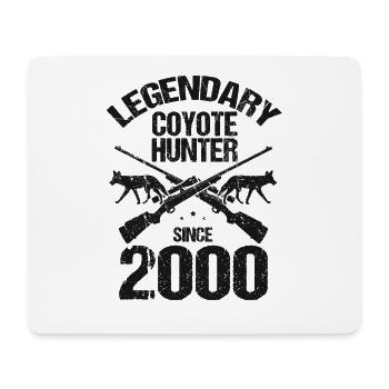 Tueurs de coyotes et chasse au coyote de la faune - Tapis de souris (format paysage) - blanc - Devant
