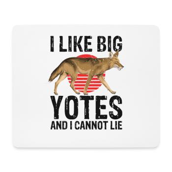 Coyote Hunter Design for Coyote Hunting - Mouse Pad (horizontal) - white - Front