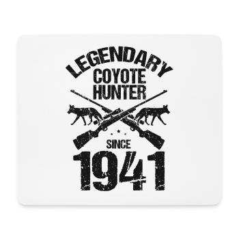 Coyote Capture and Coyote Hunter Design - Mouse Pad (horizontal) - white - Front