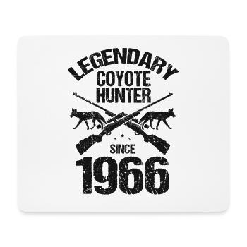 Conception de chasseur de coyote pour la chasse au coyote - Tapis de souris (format paysage) - blanc - Devant
