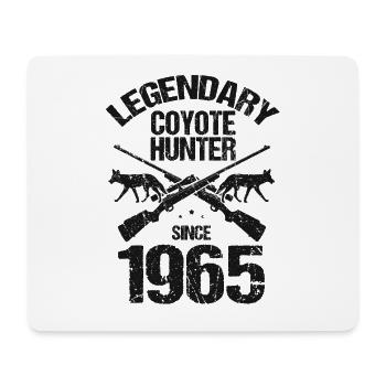Capture de coyotes et conception de chasseur de coyotes - Tapis de souris (format paysage) - blanc - Devant