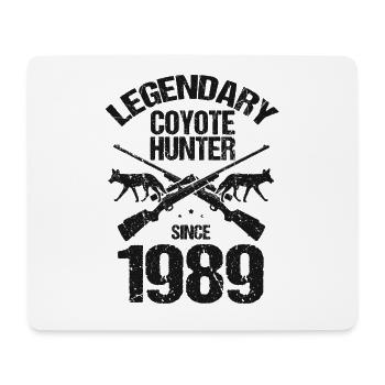 Capture de coyotes et conception de chasseur de coyotes - Tapis de souris (format paysage) - blanc - Devant