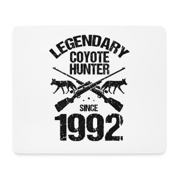Capture de coyotes et conception de chasseur de coyotes - Tapis de souris (format paysage) - blanc - Devant