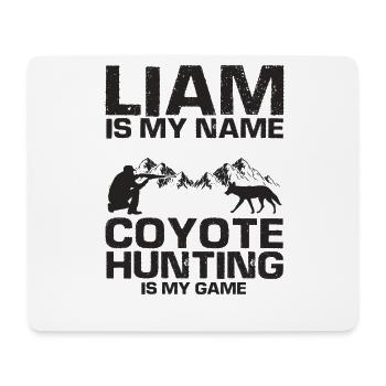 Capture de coyotes et conception de chasseur de coyotes - Tapis de souris (format paysage) - blanc - Devant