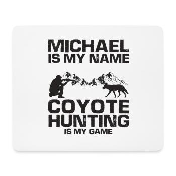 Conception de coyote pour les réacteurs de coyote - Tapis de souris (format paysage) - blanc - Devant