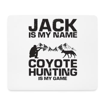 Coyote Design for Coyote Shreactors - Mouse Pad (horizontal) - white - Front