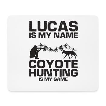 Coyote Design for Coyote Shreactors - Mouse Pad (horizontal) - white - Front
