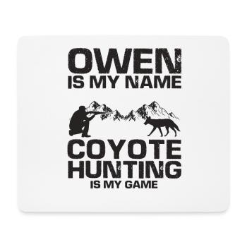 Coyote Design for Coyote Shreactors - Mouse Pad (horizontal) - white - Front