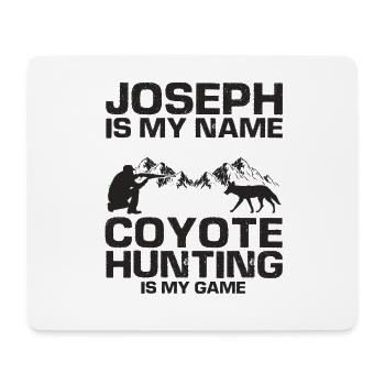 Capture de coyotes et conception de chasseur de coyotes - Tapis de souris (format paysage) - blanc - Devant