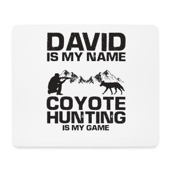 Coyote Design for Coyote Shreactors - Mouse Pad (horizontal) - white - Front