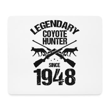 Coyote Capture and Coyote Hunter Design - Mouse Pad (horizontal) - white - Front