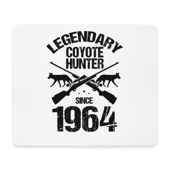 Legendary coyote hunter for coyote hunting - Mouse Pad (horizontal) - white - Front