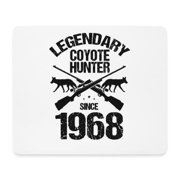 Legendärer Kojotenjäger für Kojotenjagd - Mousepad (Querformat) - Weiß - Vorne