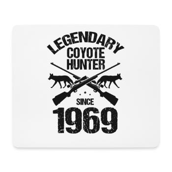 Legendary coyote hunter for coyote hunting - Mouse Pad (horizontal) - white - Front