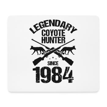 Legendärer Kojotenjäger für Kojotenjagd - Mousepad (Querformat) - Weiß - Vorne