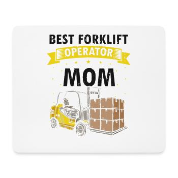 Lagerarbeiter für Staplerfahrer und Gabelstapler - Mousepad (Querformat) - Weiß - Vorne