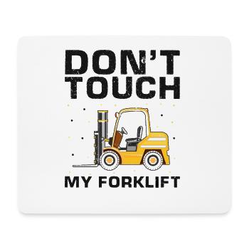 Lagerarbeiter für Staplerfahrer und Gabelstapler - Mousepad (Querformat) - Weiß - Vorne