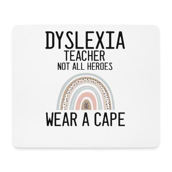 Legasthenie Therapie für Legasthenie Monat - Mousepad (Querformat) - Weiß - Vorne