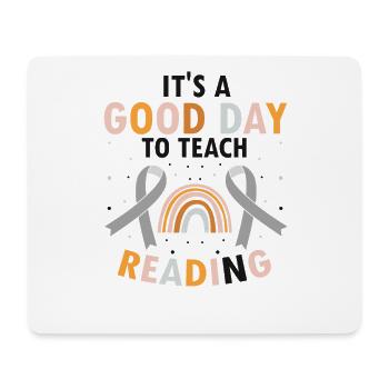 Legasthenie Therapie für Legasthenie Monat - Mousepad (Querformat) - Weiß - Vorne