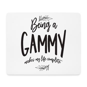 Frauen, die eine Gammy sind, machen mein Leben komplett - Mousepad (Querformat) - Weiß - Vorne