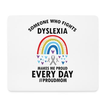 Legasthenie Therapie für Legasthenie Monat - Mousepad (Querformat) - Weiß - Vorne