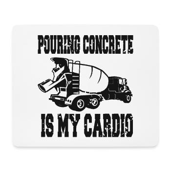 Betonbauer Design für Bauarbeiter und Baustelle - Mousepad (Querformat) - Weiß - Vorne
