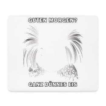 Guten Morgen? Ganz Dünnes Eis Morgenmuffel Penguin - Mousepad (Querformat) - Weiß - Vorne