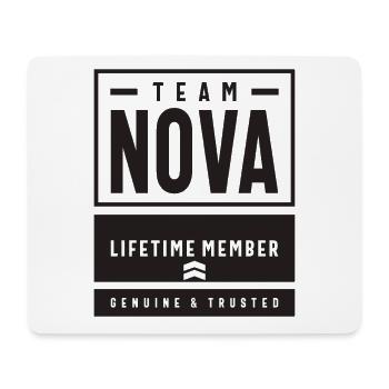 Nom personnalisé Nova - Tapis de souris (format paysage) - blanc - Devant