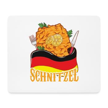 Offiziell Schnitzel abhängig - Mousepad (Querformat) - Weiß - Vorne