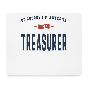 Treasurer Job Profession - Mouse Pad (horizontal) - white - Front