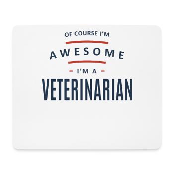Veterinarian Job Profession - Mouse Pad (horizontal) - white - Front