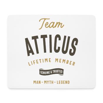 Team Atticus Lifetime Member - Mouse Pad (horizontal) - white - Front