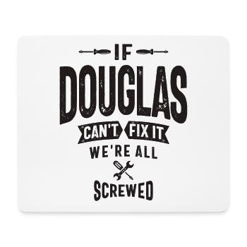 Douglas Personalized Name - Mouse Pad (horizontal) - white - Front
