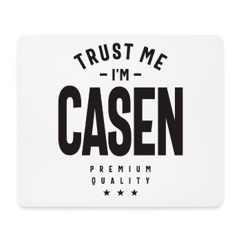 Casen Personalized Name - Mouse Pad (horizontal) - white - Front