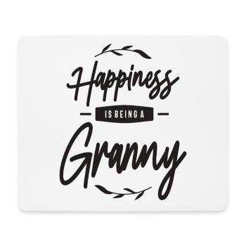 Womens Happiness Is Being a Granny - Mouse Pad (horizontal) - white - Front