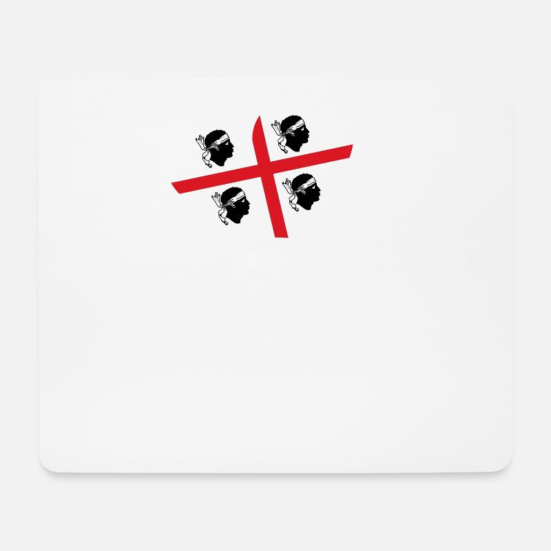 Freizeit Sardinien Urlaub - Mousepad (Querformat) - Weiß