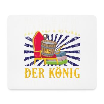 Königliches Schwitzen Sauna Lustig - Mousepad (Querformat) - Weiß - Vorne