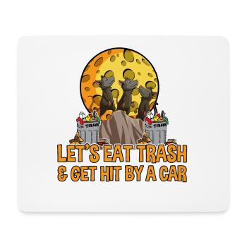 Opossum saying for animal lovers and possum - Mouse Pad (horizontal) - white - Front