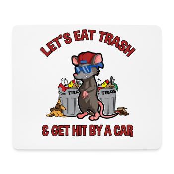 Opossum saying for animal lovers and possum - Mouse Pad (horizontal) - white - Front