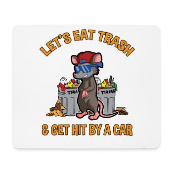Possum design for opossum lovers and possum - Mouse Pad (horizontal) - white - Front