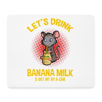 Opossum saying for animal lovers and possum - Mouse Pad (horizontal) - white - Front