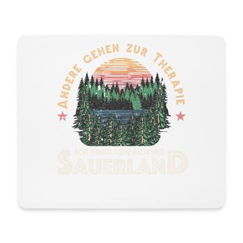 Einfach ins Sauerland Sauerländer Urlaub NRW - Mousepad (Querformat) - Weiß - Vorne
