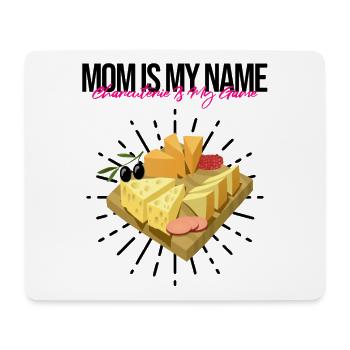 Smoked Gouda design and Gouda gourmet - Mouse Pad (horizontal) - white - Front