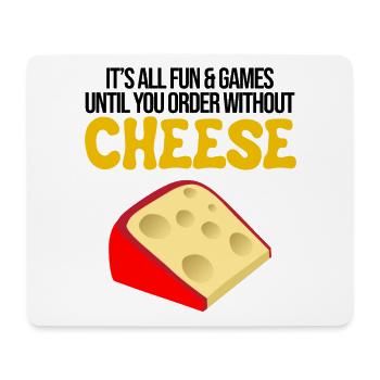 Charcuterie design for cheesemakers - Mouse Pad (horizontal) - white - Front