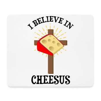 Gouda design for cheese dairy and Gouda cheese - Mouse Pad (horizontal) - white - Front