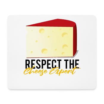 Design de fromage Gouda pour Fnas Gouda et Charcuterie - Tapis de souris (format paysage) - blanc - Devant