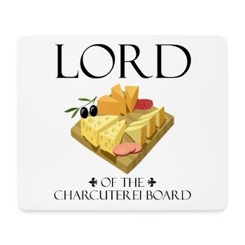 Design de fromage Gouda pour Fnas Gouda et Charcuterie - Tapis de souris (format paysage) - blanc - Devant